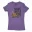 Save Water Drink Quarter Women's T-Shirt in Solid Purple Rush Color